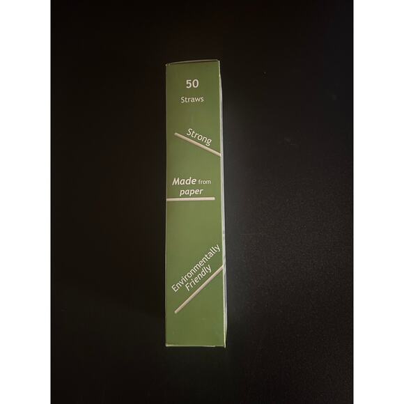 New 8 Packs 400 Total BioGreenChoice Paper Straws 7.75" x 0.23" White - Picture 7 of 11